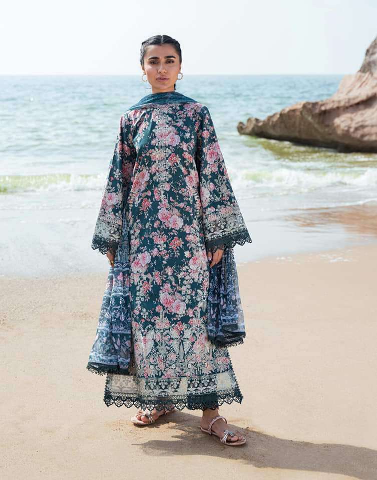 SUMMER ESSENTIALS  LUXURY LAWN 2024 BY AFROZEH